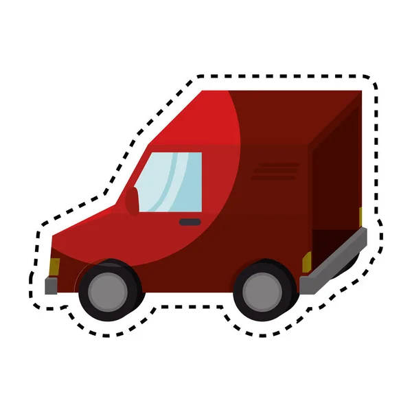 Значок служби доставки вантажівок — стоковий вектор