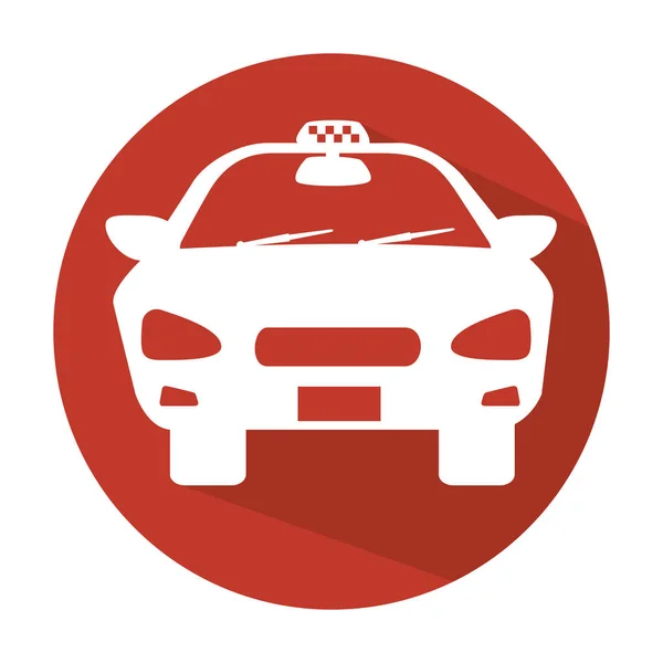 Servizio taxi icona pubblica — Vettoriale Stock