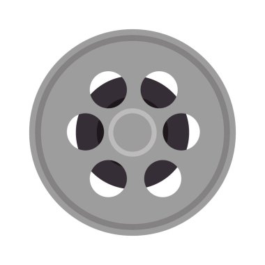 Kaset film izole simgesi