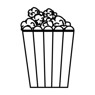 Pop corn gıda simgesi