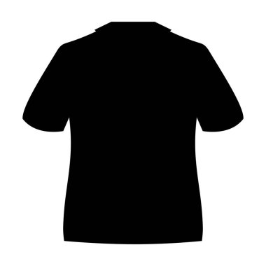 gömlek siluet izole simgesi