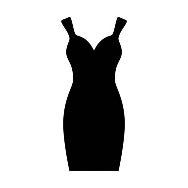 Bayan giyim siluet simge