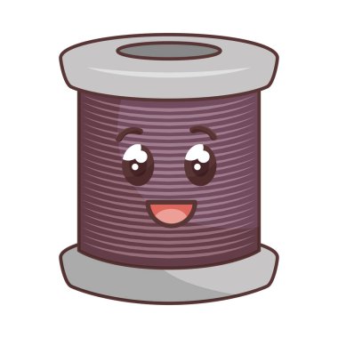 dikiş Konu komik karakter izole simgesi