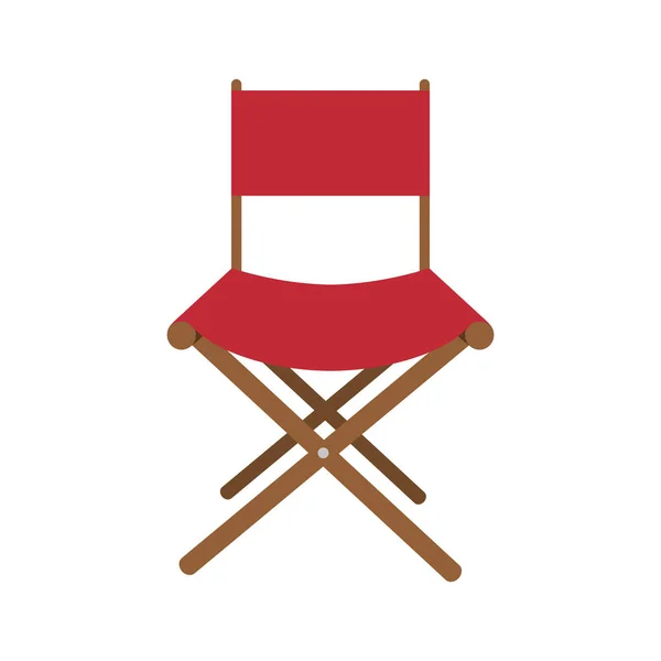 Ředitel židle izolované ikona — Stockový vektor