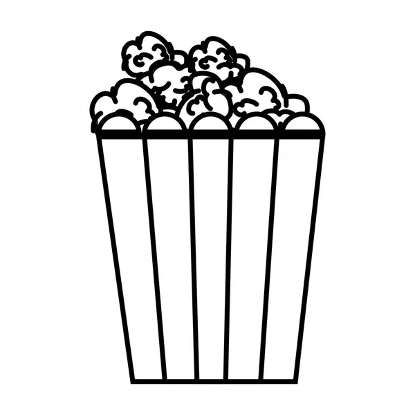 Icono de comida de maíz pop — Vector de stock