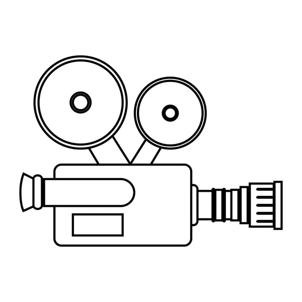 Іконка відеокамери кінотеатр — стоковий вектор