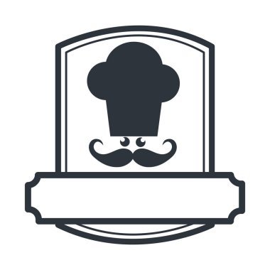 chef hat restaurant emblem