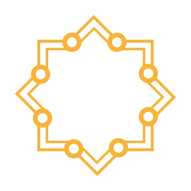 zarif çerçeve dekoratif simgesi