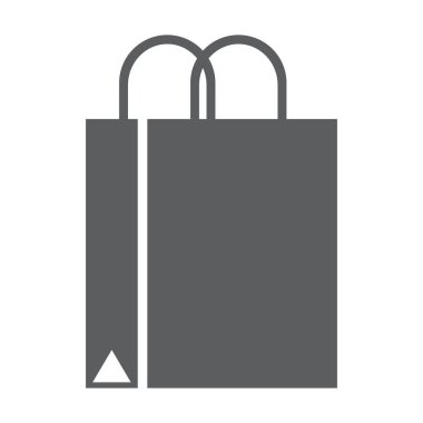 alışveriş çantası izole simgesi