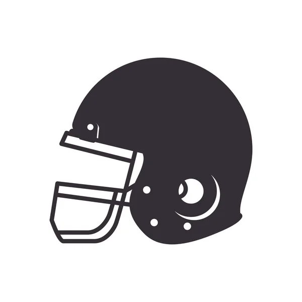 Football american helmet icon — Stock Vector