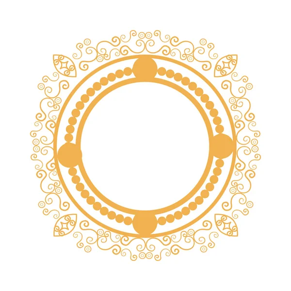 zarif çerçeve dekoratif simgesi