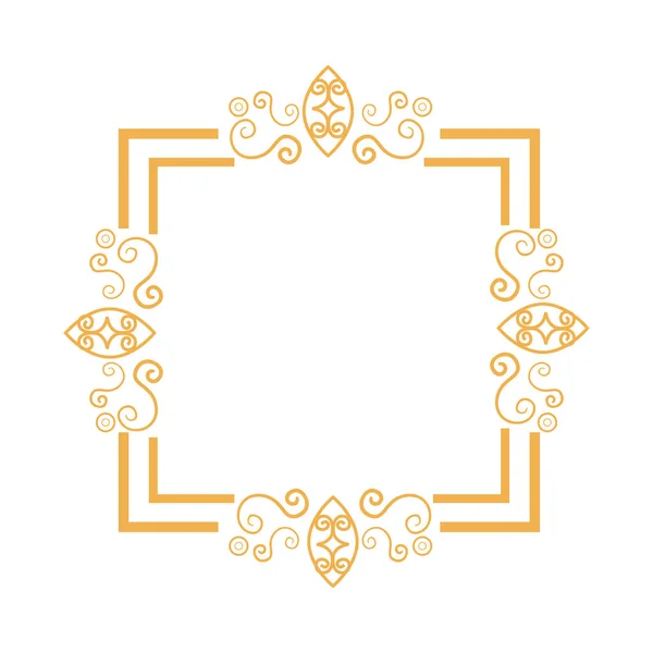 Елегантна рамка декоративна ікона — стоковий вектор