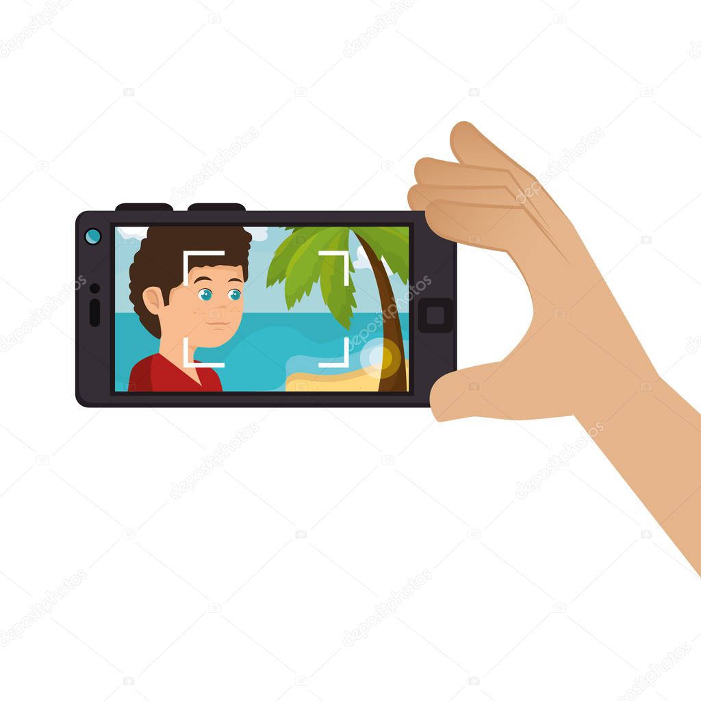 selfie photography technology icon