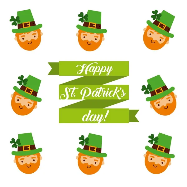 Saint patricks dia design — Vetor de Stock