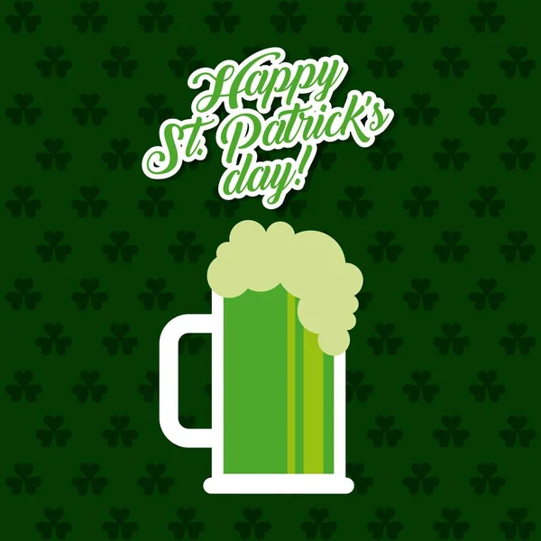 Diseño del día de San Patricio — Vector de stock