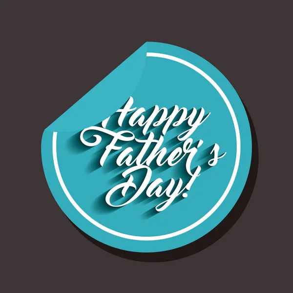 Mutlu Babalar günü tasarım — Stok Vektör