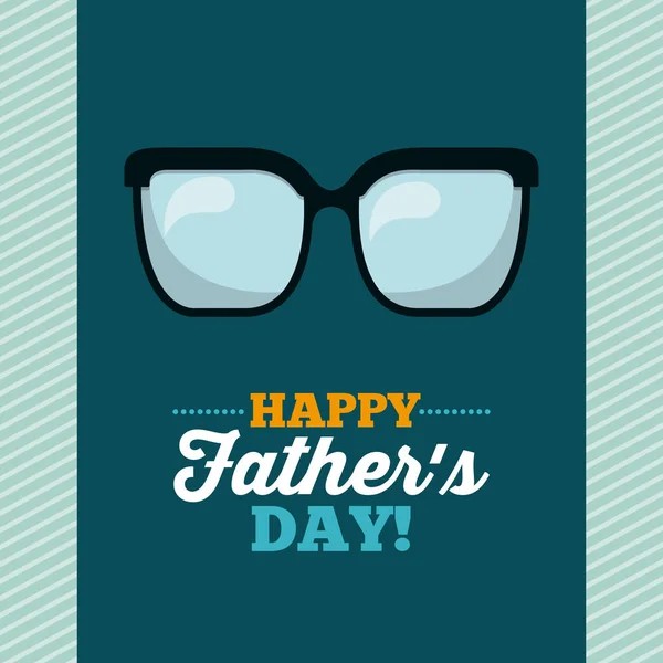 Happy fathers day design — Stock Vector