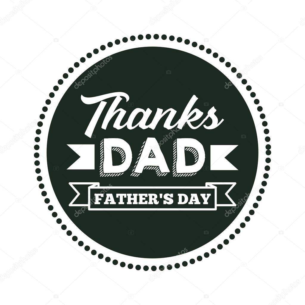 happy fathers day design