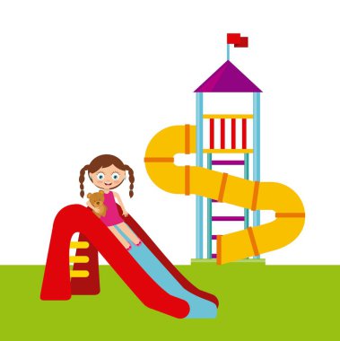 karikatür mutlu çocuk