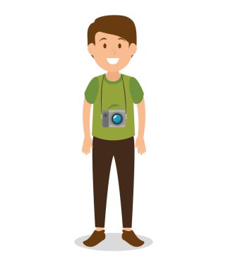 adam turist avatar karakter