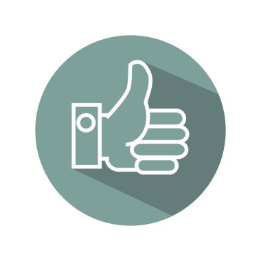 sembol düz simgesi gibi el