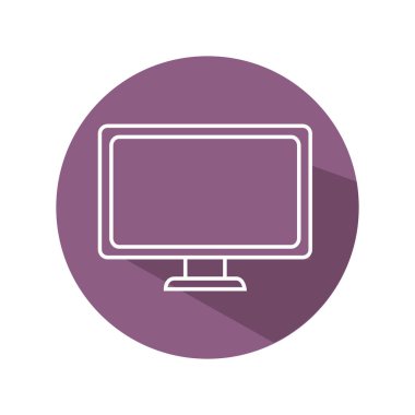 bilgisayar masaüstü izole simgesi