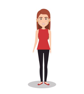 genç kadın avatar karakter