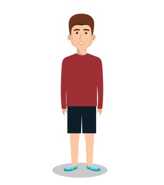 genç adam avatar karakter