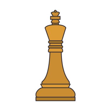 Satranç oyunu taşı simgesi