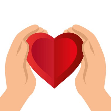 kalp aşk kartı dekorasyon