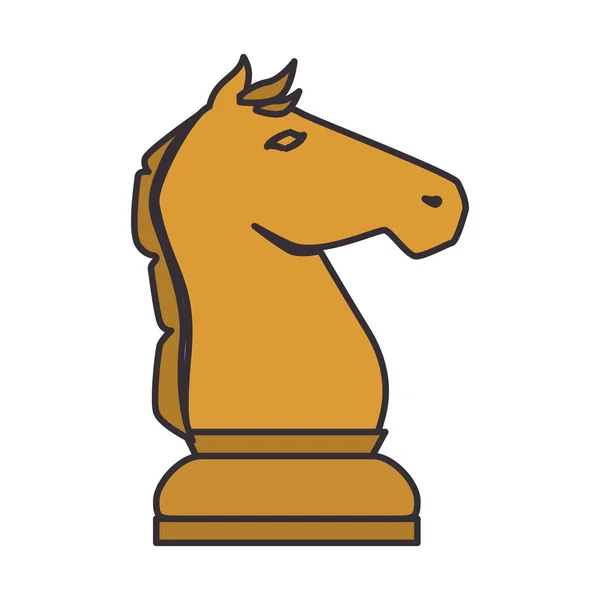 Ikona figurky šachové hry — Stockový vektor