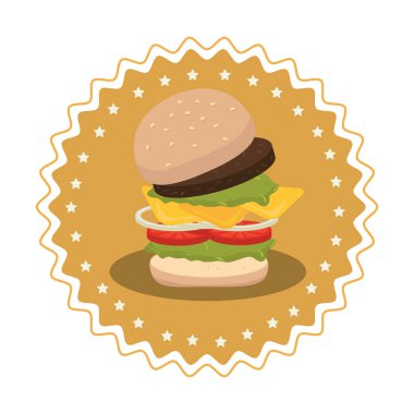 Hamburger lokanta simgesi