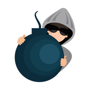 casus avatar izole simgesi