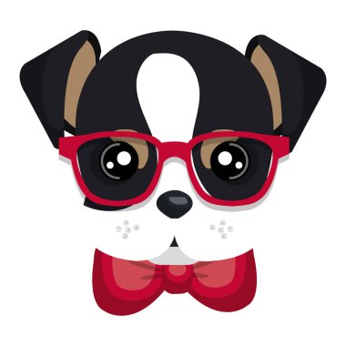 sevimli köpek hippi tarzı