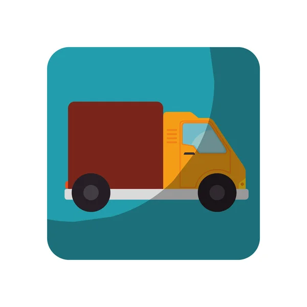 Icône de service de livraison camion — Image vectorielle