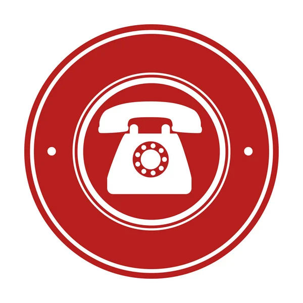 Telefon-Service-Symbol — Stockvektor