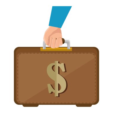 Portföy iş izole simgesi