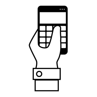 hesap makinesi matematik izole simgesi