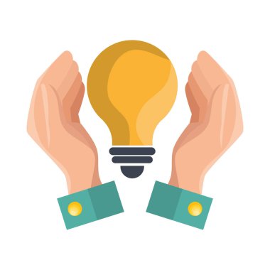 Ampul Işık eğitim simgesi