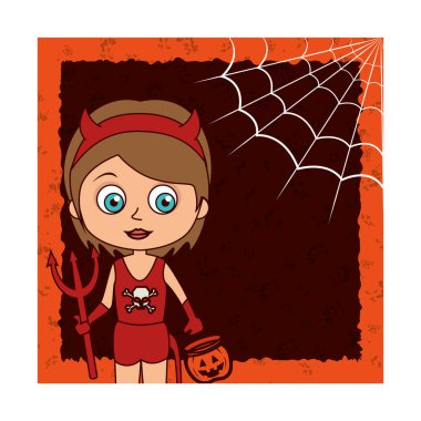 Cadılar Bayramı kartı Parti Davetiyesi