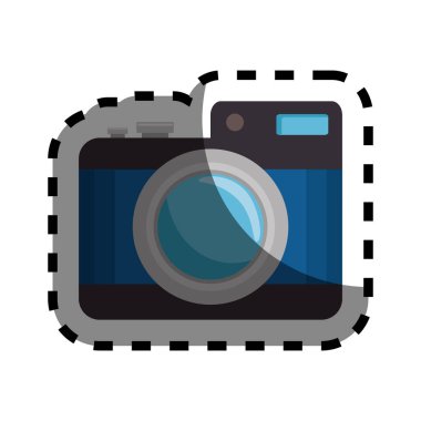 kamera fotoğraf izole simgesi