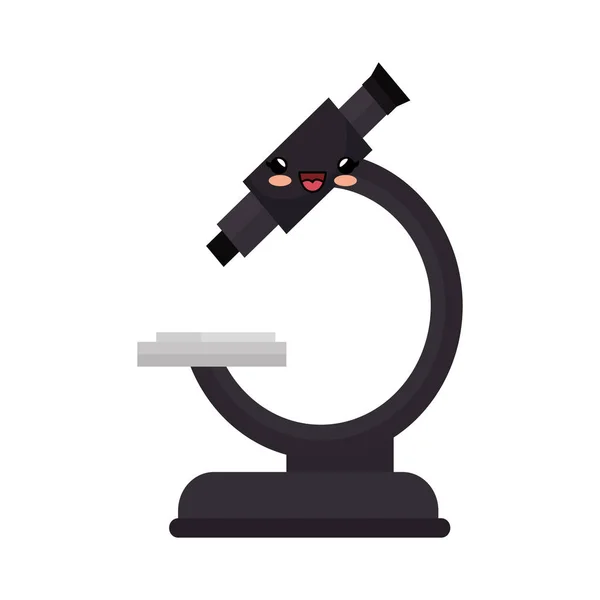 Mikroskopet isolerade enhetsikonen — Stock vektor