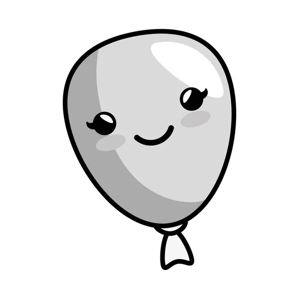 Balloon air party character — Stock Vector
