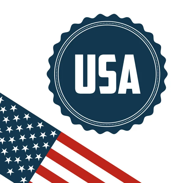 Etats-Unis country design — Image vectorielle