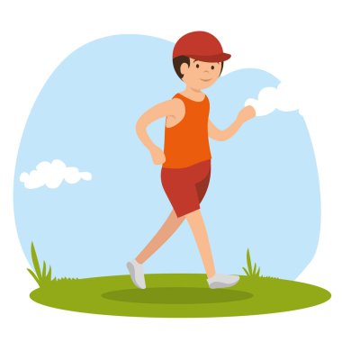 adam atlet avatar karakter