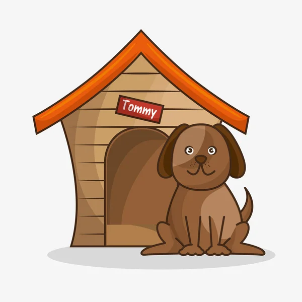 Cão pet shop ícone —  Vetores de Stock