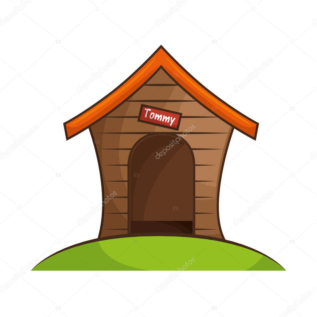 dog house isolated icon