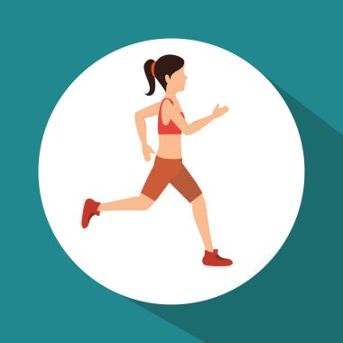 kadın atlet avatar fitness spor