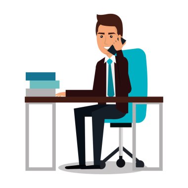 işadamı karakter avatar simge
