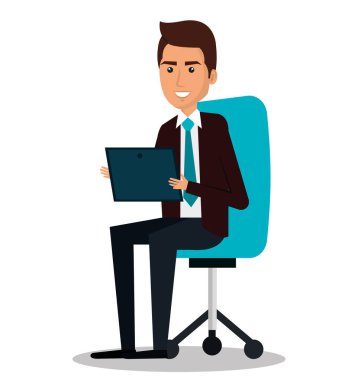 işadamı karakter avatar simge